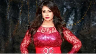 স্বামীকে সঙ্গে নিয়ে জমি দখলের চেষ্টা নায়িকা পপির