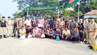 সিলেটের তামাবিল দিয়ে ১৪ বাংলাদেশিকে ফেরত দিলো ভারত