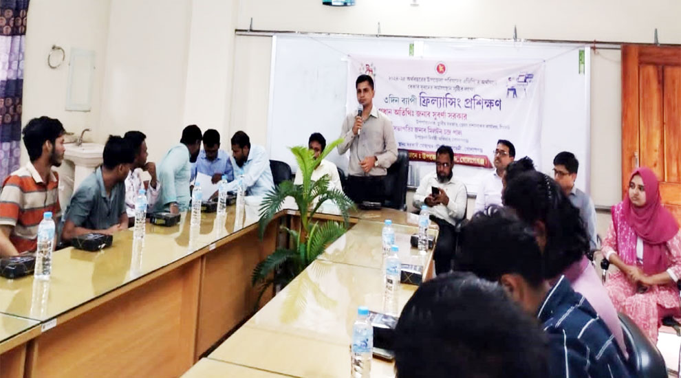 গোলাপগঞ্জে যুব উন্নয়নের উদ্যোগে ফ্রিল্যান্সিং প্রশিক্ষনের সনদ বিতরণ