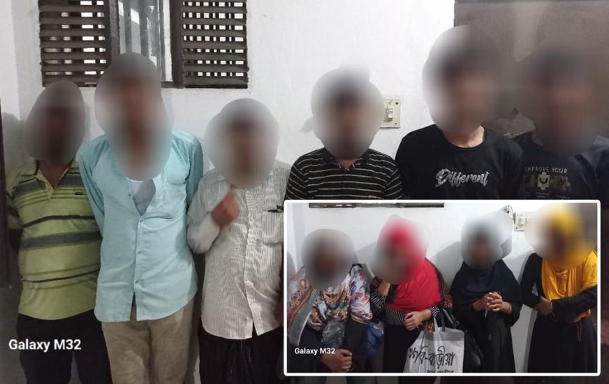 দক্ষিণ সুরমার তিতাস হোটেলে যা করছিলেন ১০ নারী-পুরুষ