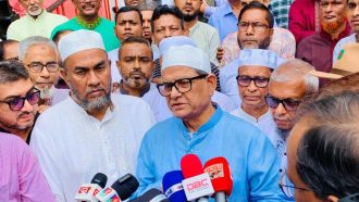 ফেব্রুয়ারিতে নির্বাচনের মধ্য দিয়ে দেশে গণতন্ত্র ফিরবে: সিলেটে মির্জা ফখরুল
