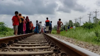 হবিগঞ্জে ট্রেনে কাটা পড়ে বৃদ্ধের মৃত্যু