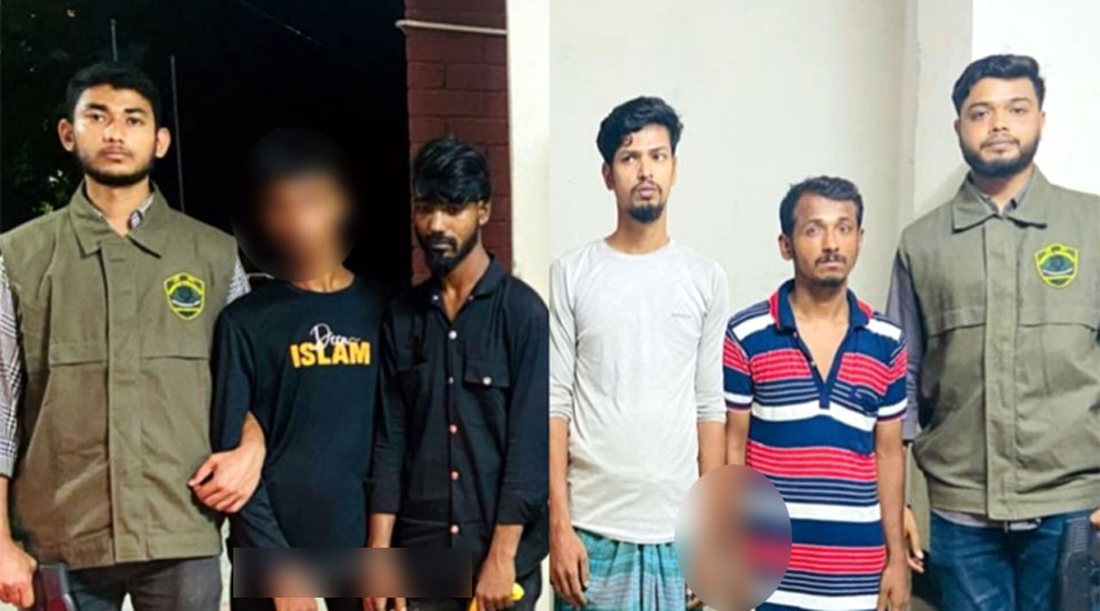 ‘পানি রুবেল গ্যাং’র ৫ সদস্য গ্রেফতার