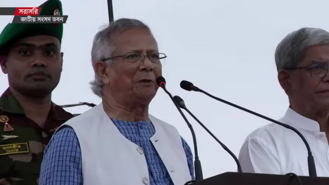 সংবিধানের তপশিলে থাকবে ‘জুলাই ঘোষণাপত্র’: প্রধান উপদেষ্টা