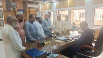 চারলেন মহাসড়ক কাজ দ্রুত শেষ করতে এবার সেলিম উদ্দিনের স্মারকলিপি