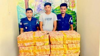 কুলাউড়ায় ২ লাখ টাকার ভারতীয় বিড়িসহ পুলিশের খাঁচায় তুহিন