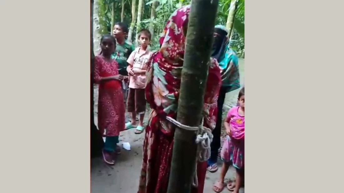 পীরগাছায় গৃহবধূকে গাছের সঙ্গে বেঁধে রাতভর নির্যাতনের অভিযোগ