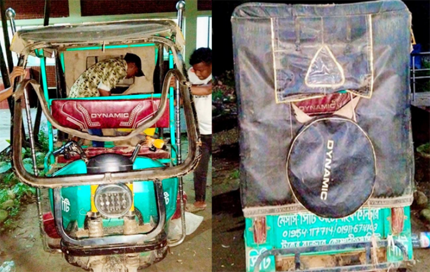 সিলেটে স্বামীর সামনে স্ত্রীর প্রাণ কেড়ে নিলো ‘টমটম’