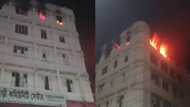রাজধানীর মিরপুরে পোশাক কারখানায় ভয়াবহ আগুন, নিয়ন্ত্রণে ১০ ইউনিট