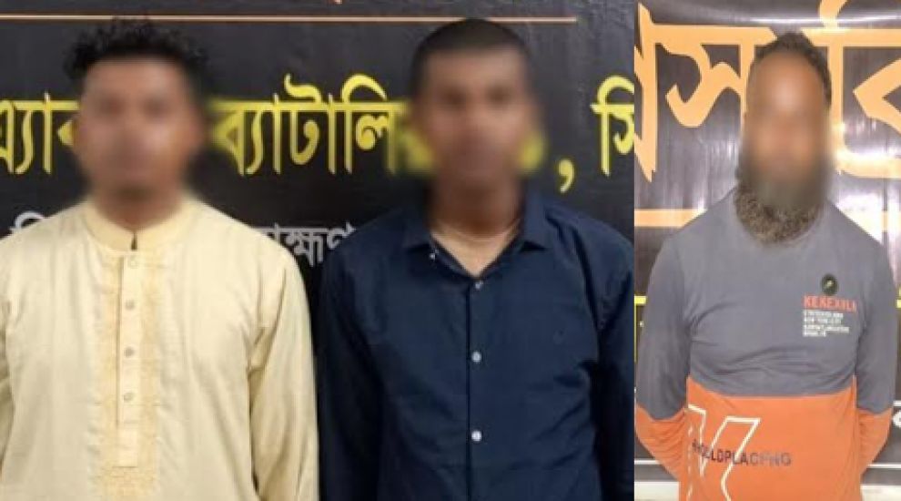 র‌্যাবের জালে ৩ জন : সাথে মিললো যা