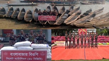 সিলেটে দেড় কোটি টাকার চোরাইপণ্য ধরলো বিজিবি