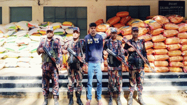 জুড়ীতে ১৩৫ বস্তা ভারতীয় জিরাসহ ট্রাকচালক আটক