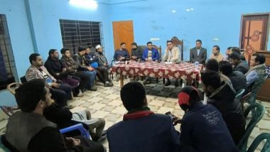 জকিগঞ্জ থানার ওসির সাথে সাংবাদিকদের মতবিনিময়