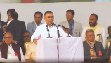 রাব্বুল আলামিনের দোয়ায় মাতৃভূমিতে ফিরে এসেছি : তারেক রহমান