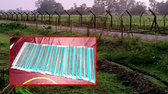 ভারতীয় অস্ত্র মজুদের খবরে সীমান্ত এলাকায় অভিযান, মিললো রাইফেল তৈরির সরঞ্জাম