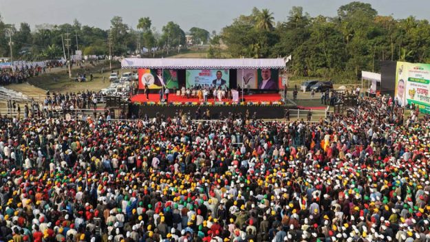 ‘দুলাভাই’ ‘দুলাভাই’ ধ্বনিতে মুখরিত সিলেটের আলিয়া মাঠ
