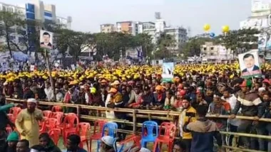 সিলেট আলিয়া মাদ্রাসা মাঠে লাখো জনতার ঢল