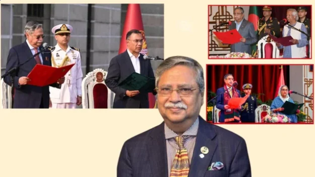 তিন বছরে তিন সরকারকে শপথ পড়ালেন রাষ্ট্রপতি সাহাবুদ্দিন