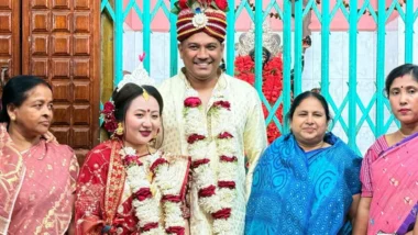 প্রেমের টানে ফেনীতে ফিলিপাইন তরুণী, বিয়ে হলো মন্দিরে