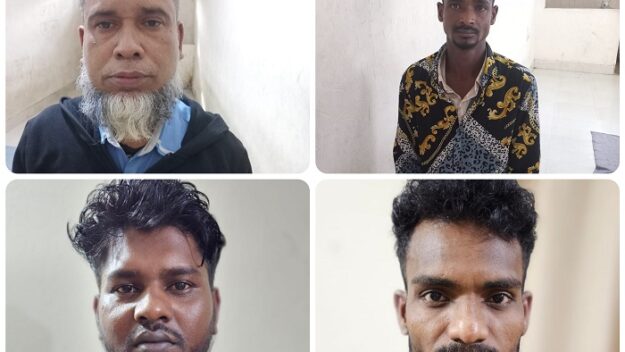 সিলেটে অটোরিকশা যাত্রী নারীকে অজ্ঞান করে স্বর্ণালঙ্কার চুরি, গ্রেপ্তার ৪