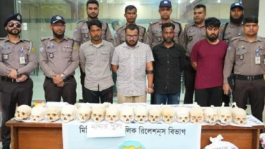 রাজধানীতে ৪৭টি মাথার খুলি উদ্ধারের ঘটনায় চাঞ্চল্যকর তথ্য দিলো পুলিশ
