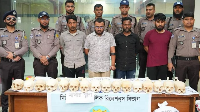 রাজধানীতে ৪৭টি মাথার খুলি উদ্ধারের ঘটনায় চাঞ্চল্যকর তথ্য দিলো পুলিশ