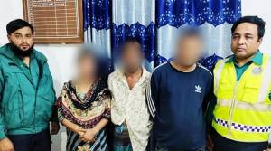 সিলেটের ভার্থখলা থেকে আ*ট*ক নারীসহ ৩জন