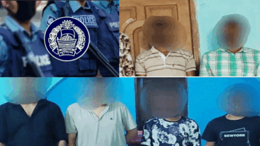 সিলেটে মাদক ব্যবসায়ীসহ পুলিশের কব্জায় ৭৭