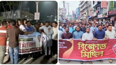 গুপ্ত রাজনীতি’ ইস্যুতে উত্তাপ সিলেটেও, মুখোমুখি ছাত্রদল ও শিবির