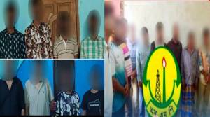 সিলেটে জুয়াড়িসহ পুলিশের কব্জায় ৬৬ জন