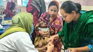 সিলেটে হামের উপসর্গ নিয়ে  শতাধিক শিশু হাসপাতালে চিকিৎসাধীন