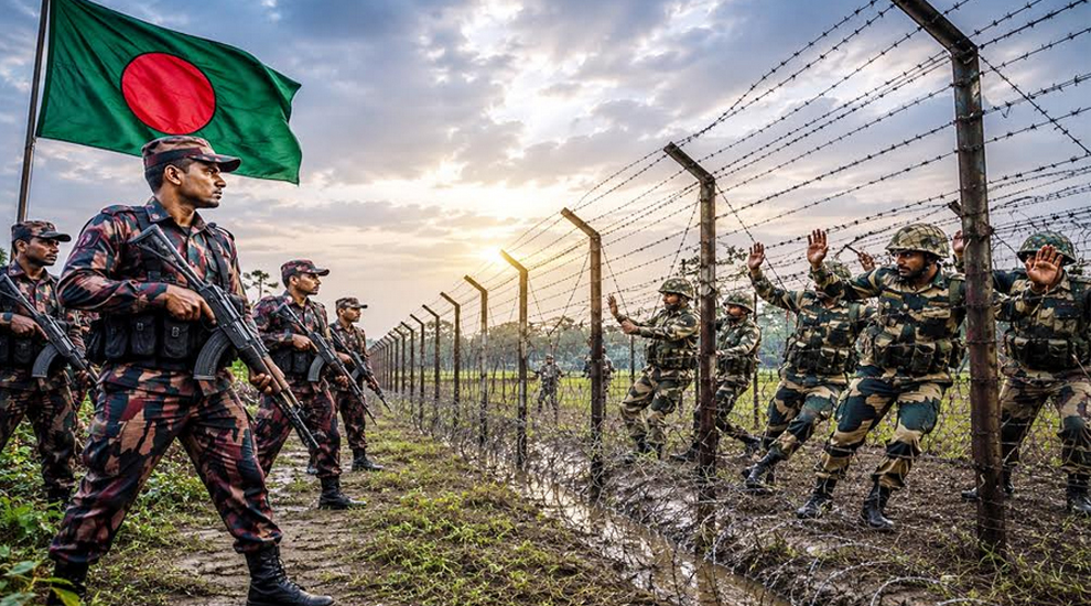 সিলেট সীমান্তে ২৬ বছরে ৪বার পিছু হটেছে বিএসএফ