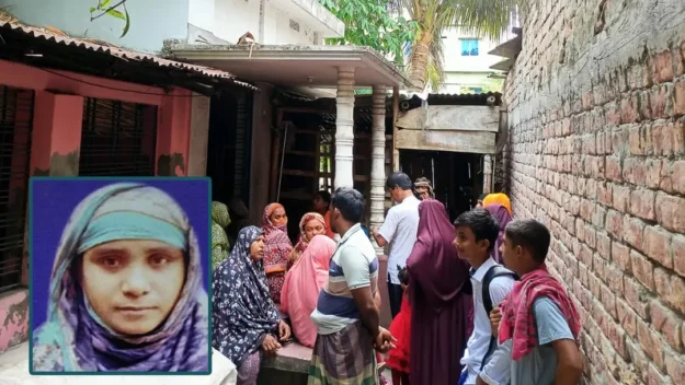 অন্তঃসত্ত্বা স্ত্রীকে গলা কেটে হত্যা, স্বামী পলাতক