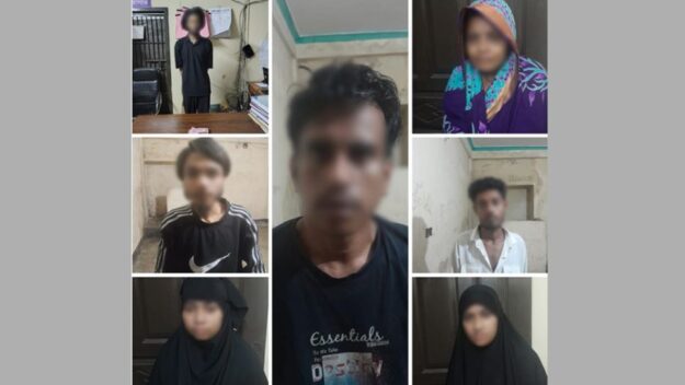 সিলেটে দোকানে দোকানে ঘুরে অভিনবপন্থায় চুরি করতো তারা
