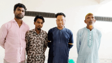 অবৈধ জুয়া খেলায় জৈন্তাপুরে ধরা পড়ল ৪ জন