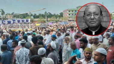 ভোলায় তোফায়েল আহমেদের দ্বিতীয় জানাজা সম্পন্ন, গার্ড অব অনার প্রদান