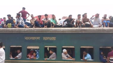 ঝুঁকি নিয়ে সিলেটে ট্রেনের ছাদে ভ্রমণ, বাড়ছে প্রাণহানি