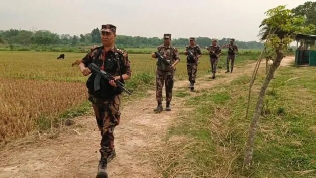 সিলেট সীমান্তে বিজিবির সাথে আনসার মোতায়েন