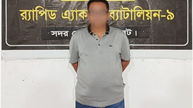 নগরীর শিবগঞ্জ থেকে হত্যা মামলার আসামী পাকড়াও