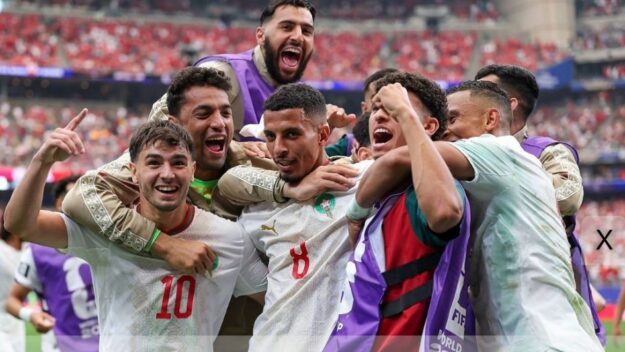 কানাডার স্বপ্ন ভেঙে সবার আগে কোয়ার্টার ফাইনালে মরক্কো