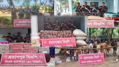 সিলেটে ২ কোটি টাকার মালামাল জ ব্দ