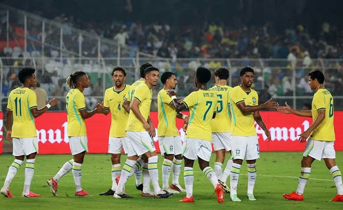 ভারতকে হারিয়ে জয় দিয়ে শেষ ব্রাজিলের এশিয়া সফর